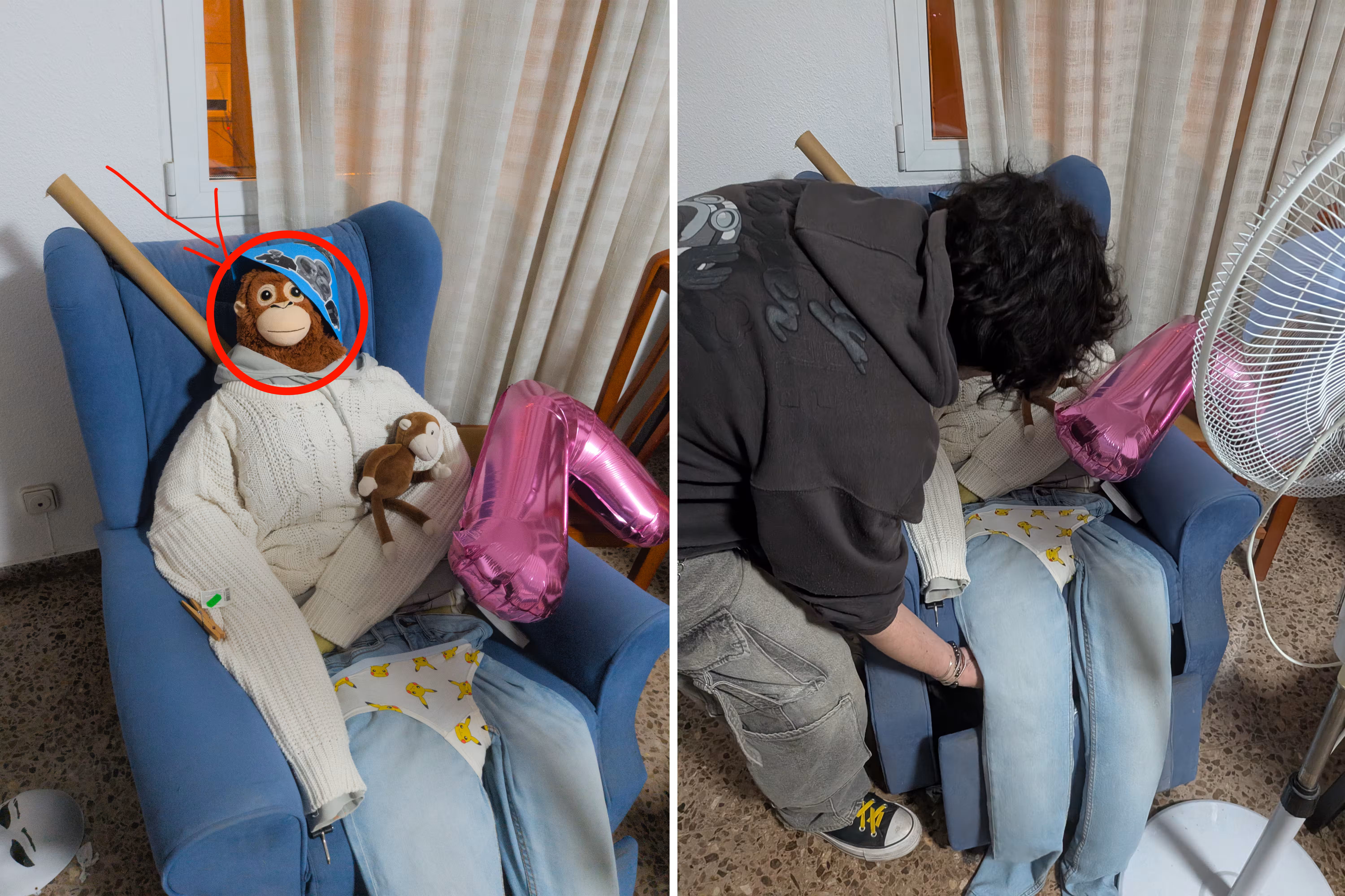 fotografía donde levantan a juankinoto